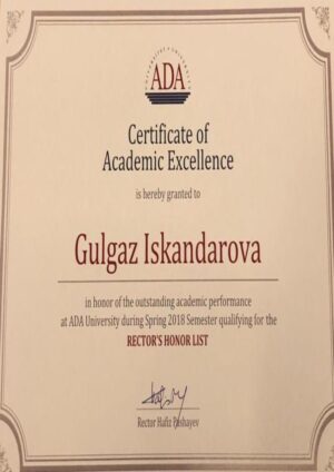 Buy Transcript Certificate From the ADA Universiteti