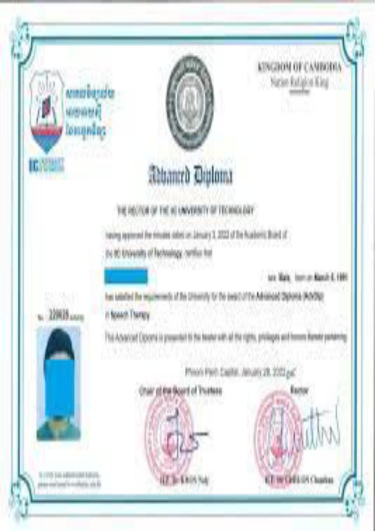 Buy Transcript Certificate From the Institute of Technology of Cambodia