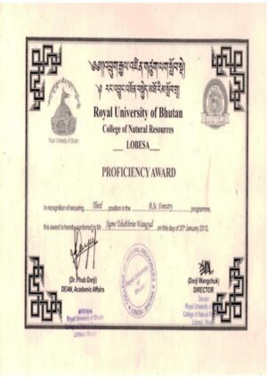 buy Transcript Certificate from the Royal University of Bhutan