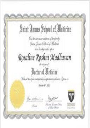 buy degree from the Saint James School of Medicine