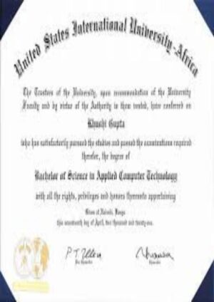 buy Transcript Certificate from the United States International University Africa