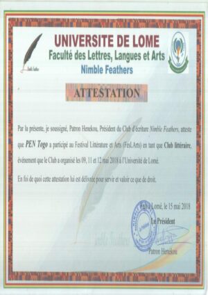 Buy Transcript Certificate From the Université de Lomé