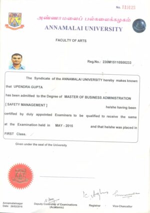 Buy Diplom degree from The Annamalai University