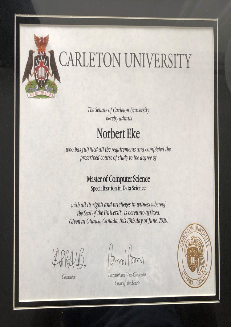 Buy Transcript Certificate from The Carleton College
