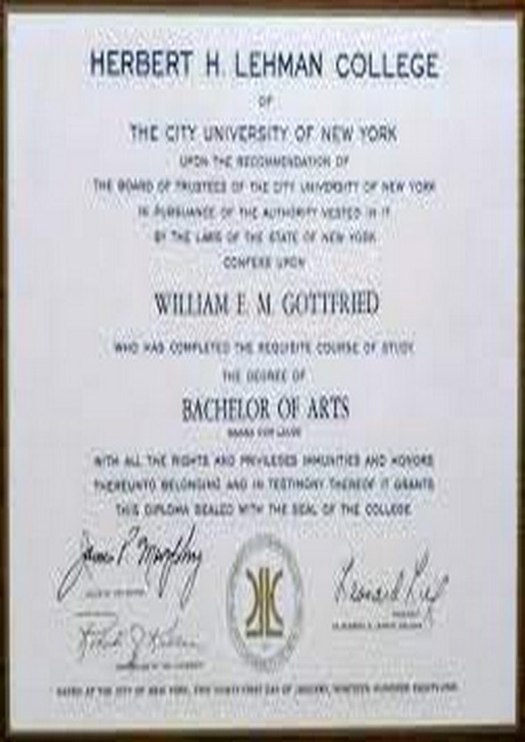 Buy Transcript Certificate from The Lehman College, CUNY