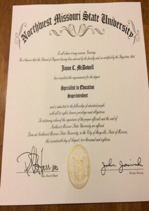 Buy Transcript Certificate from The Missouri State University