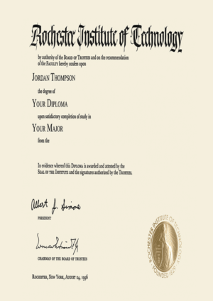 Buy Transcript Certificate from The Rochester Institute of Technology