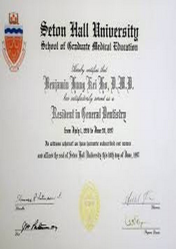 Buy Transcript Certificate from The Seton Hall University