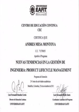 Buy Bachelors Degree from The Universidad EAFIT