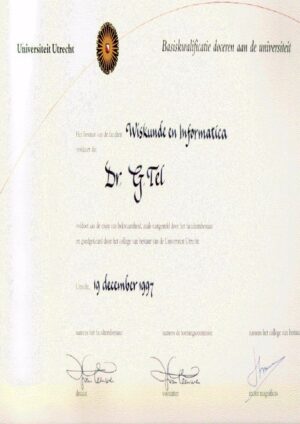 Buy Transcript Certificate from The Universiteit Utrecht
