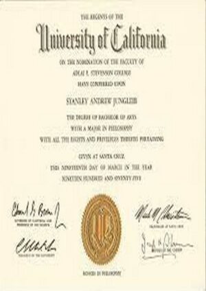Buy Transcript Certificate from The University of California, San Diego