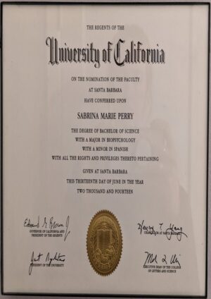 Buy Transcript Certificate from The University of California, Santa Barbara