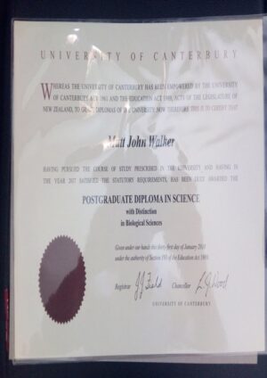 Buy Transcript Certificate from The University of Canterbury