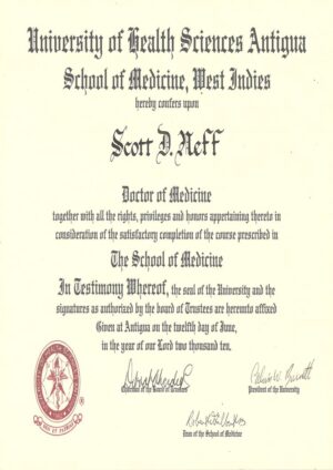 Buy college degree from the University of Health Sciences Antigua