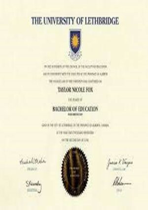 Buy Transcript Certificate from The University of Lethbridge