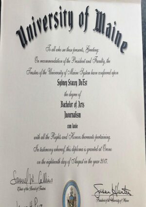 Buy Diplom Degree from The University of Maine