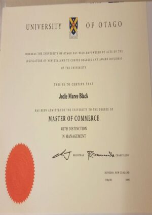Buy Transcript Certificate from The University of Otago