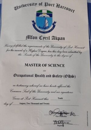 Buy Transcript Certificate from The University of Port Harcourt
