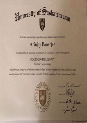 Buy Transcript Certificate from The University of Saskatchewan