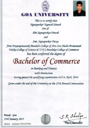 Buy Diplom degree from The Goa University